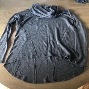 Free People, turtle neck, flowy, light weight, green, XS